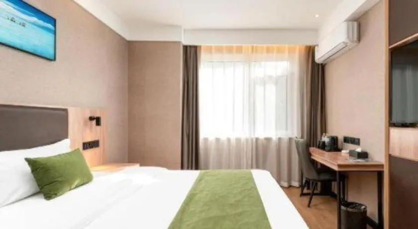 Bed in Shell Hotel Shandong Jinan Daming Lake