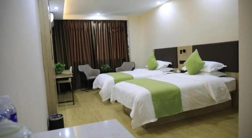 Bed in Green Tree Inn Changzhou Liyang Zhongguancun Innovation Park