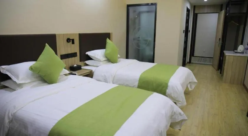 Bed in Green Tree Inn Changzhou Liyang Zhongguancun Innovation Park