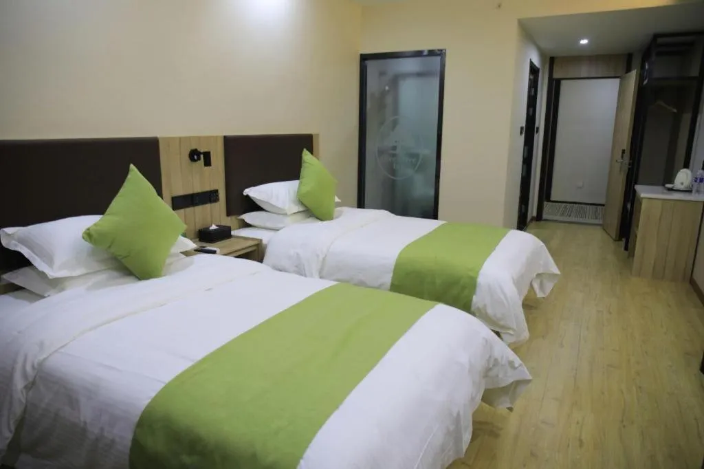 Bed in Green Tree Inn Changzhou Liyang Zhongguancun Innovation Park
