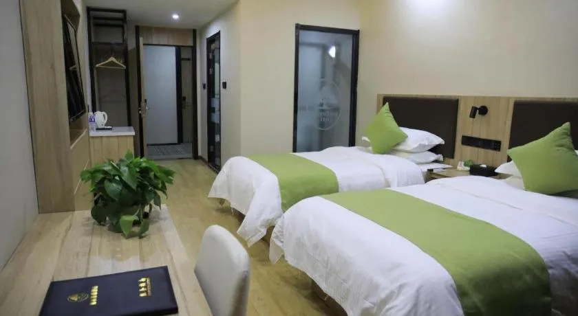 Bed in Green Tree Inn Changzhou Liyang Zhongguancun Innovation Park