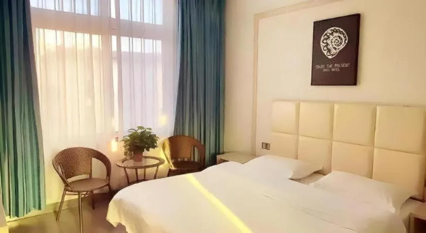Bed in Shell Hotel Anhui Huainan Tianjia'an District Longhu Nan Road