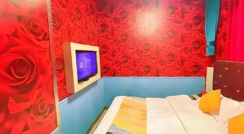 Bed in Shell Hotel Anhui Huainan Tianjia'an District Longhu Nan Road