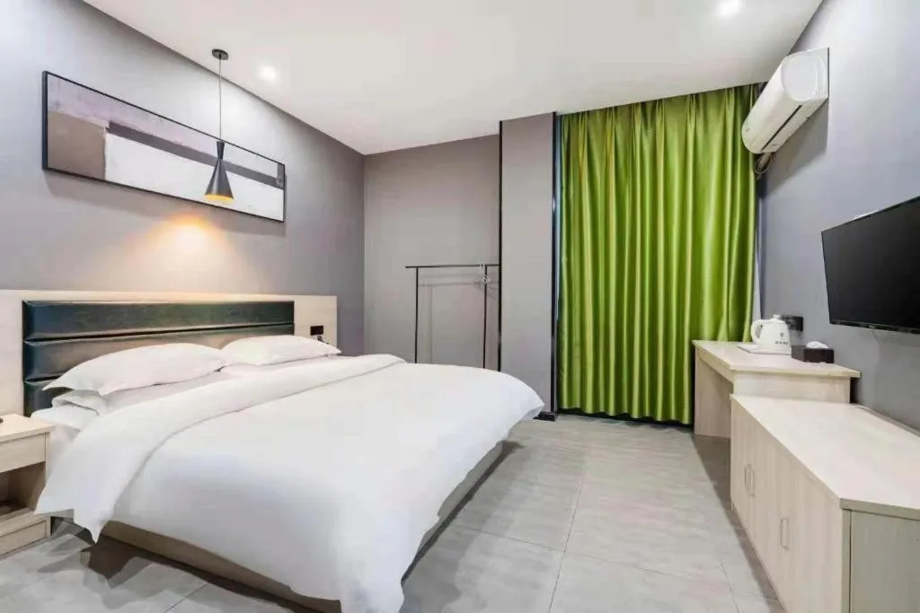 Bed in GreenTree Alliance Hotel Changzhou Tibet National Middle School Chenduqiao