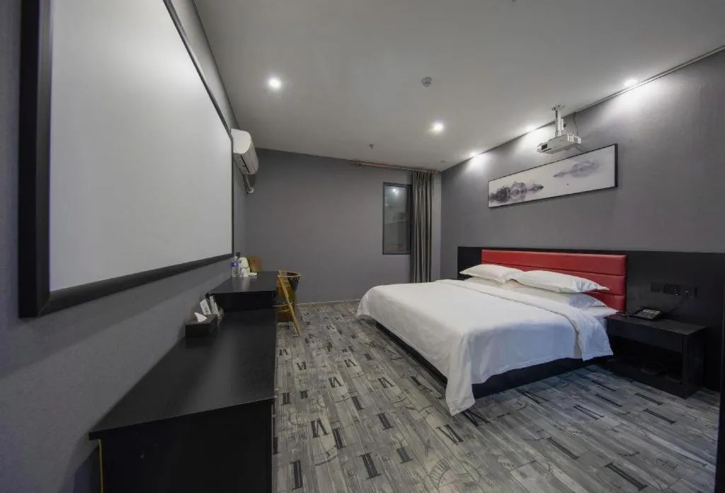 Bed in GreenTree Alliance Hotel Changzhou Tibet National Middle School Chenduqiao