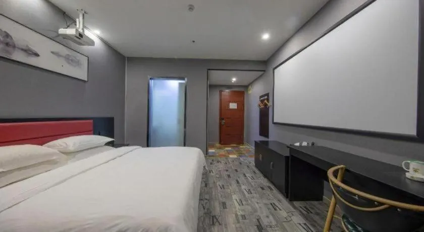 Bed in GreenTree Alliance Hotel Changzhou Tibet National Middle School Chenduqiao