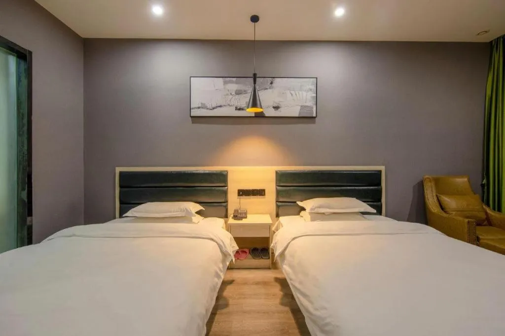 Bed in GreenTree Alliance Hotel Changzhou Tibet National Middle School Chenduqiao