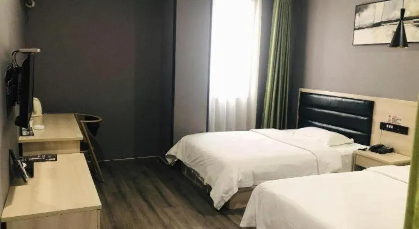 Bed in GreenTree Alliance Hotel Changzhou Tibet National Middle School Chenduqiao