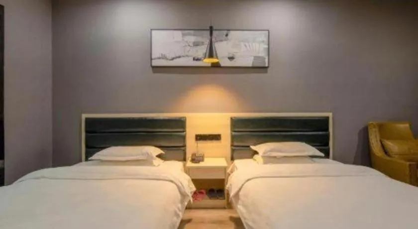 Bed in GreenTree Alliance Hotel Changzhou Tibet National Middle School Chenduqiao