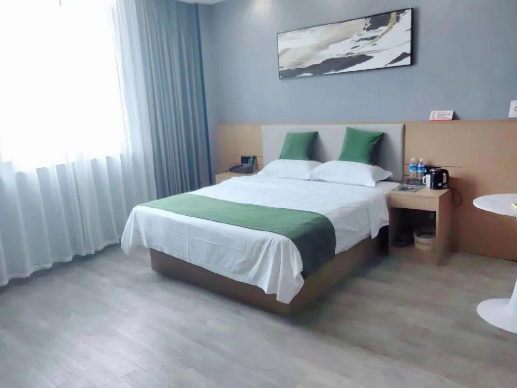 Bed in GreenTree Alliance Hotel Changzhou Tibet National Middle School Chenduqiao