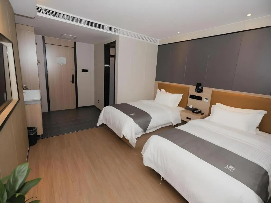 Bed in Green Tree Inn Express Tangshan Kaiping District Government