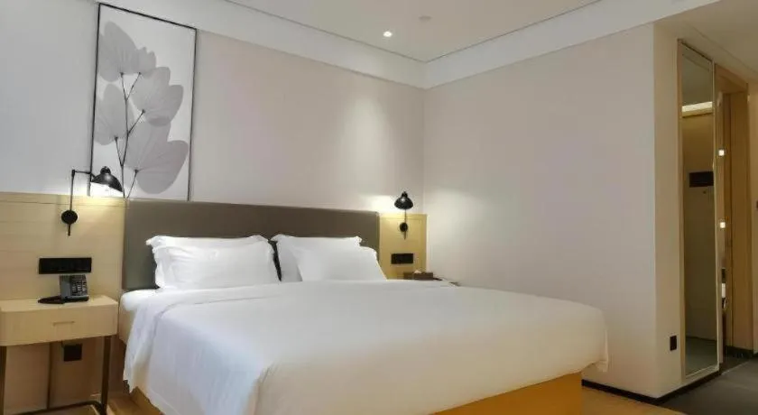 Bed in Green Tree Inn Xuzhou Tongshan Wanda Plaza Yuquanhe Metro Station