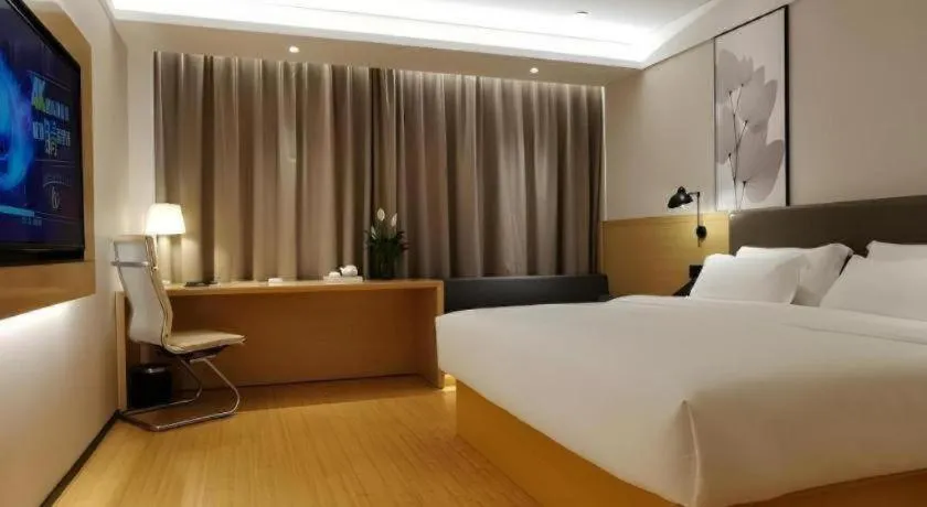 Bed in Green Tree Inn Xuzhou Tongshan Wanda Plaza Yuquanhe Metro Station