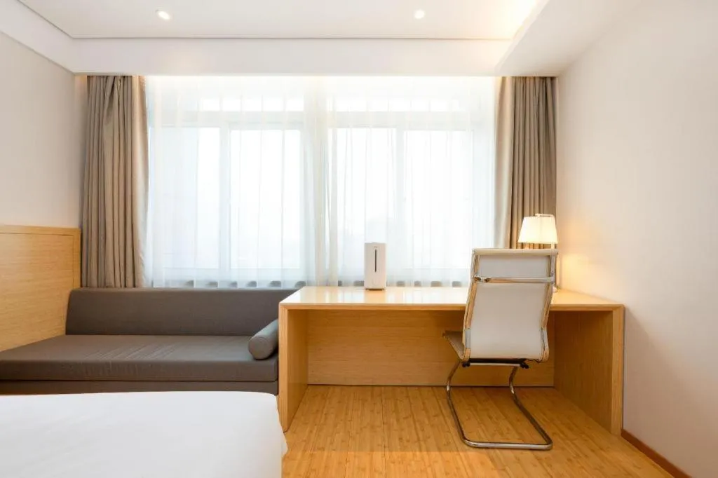 Bed in Green Tree Inn Xuzhou Tongshan Wanda Plaza Yuquanhe Metro Station