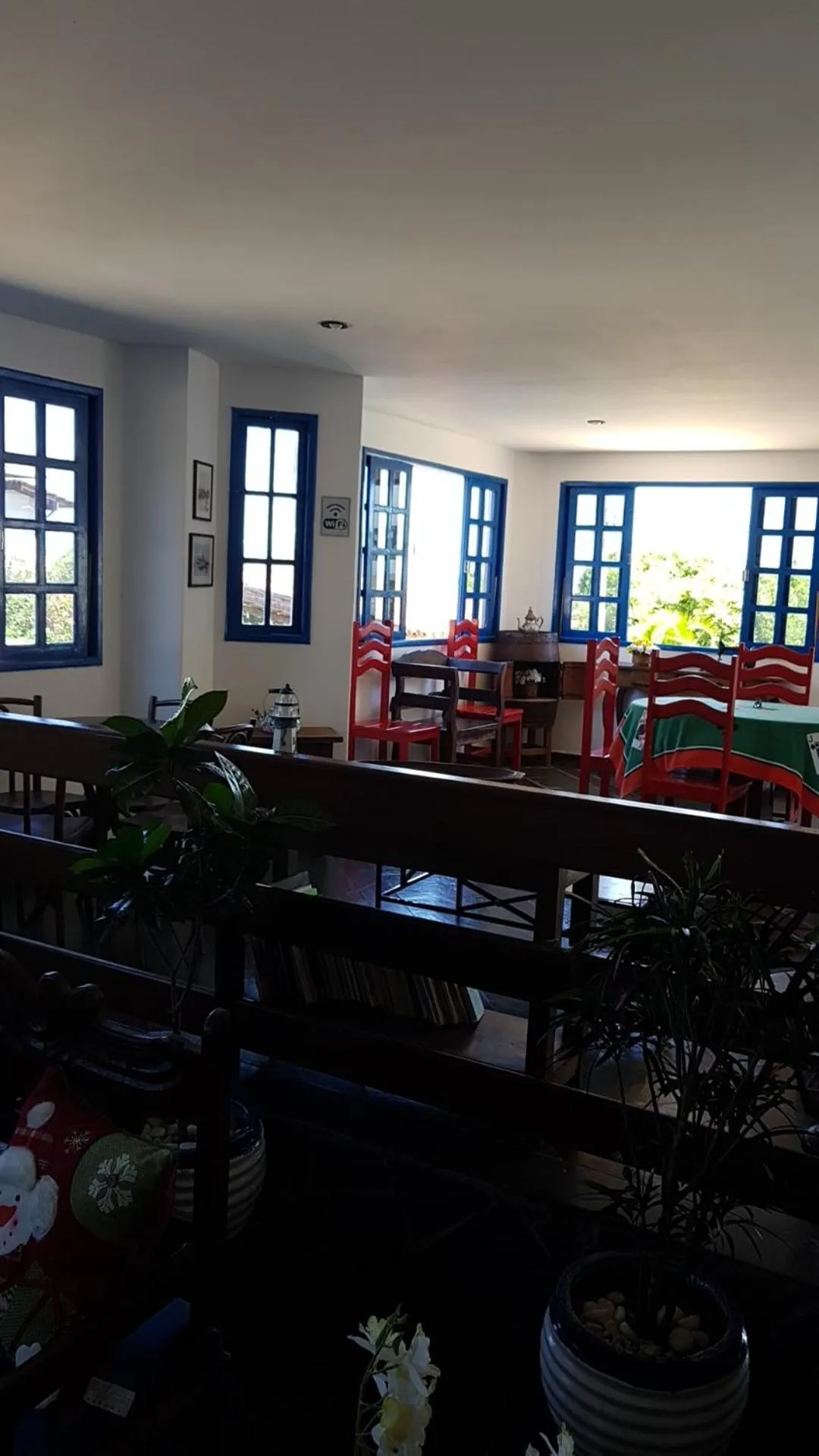 Lobby or reception in Pousada das Flores