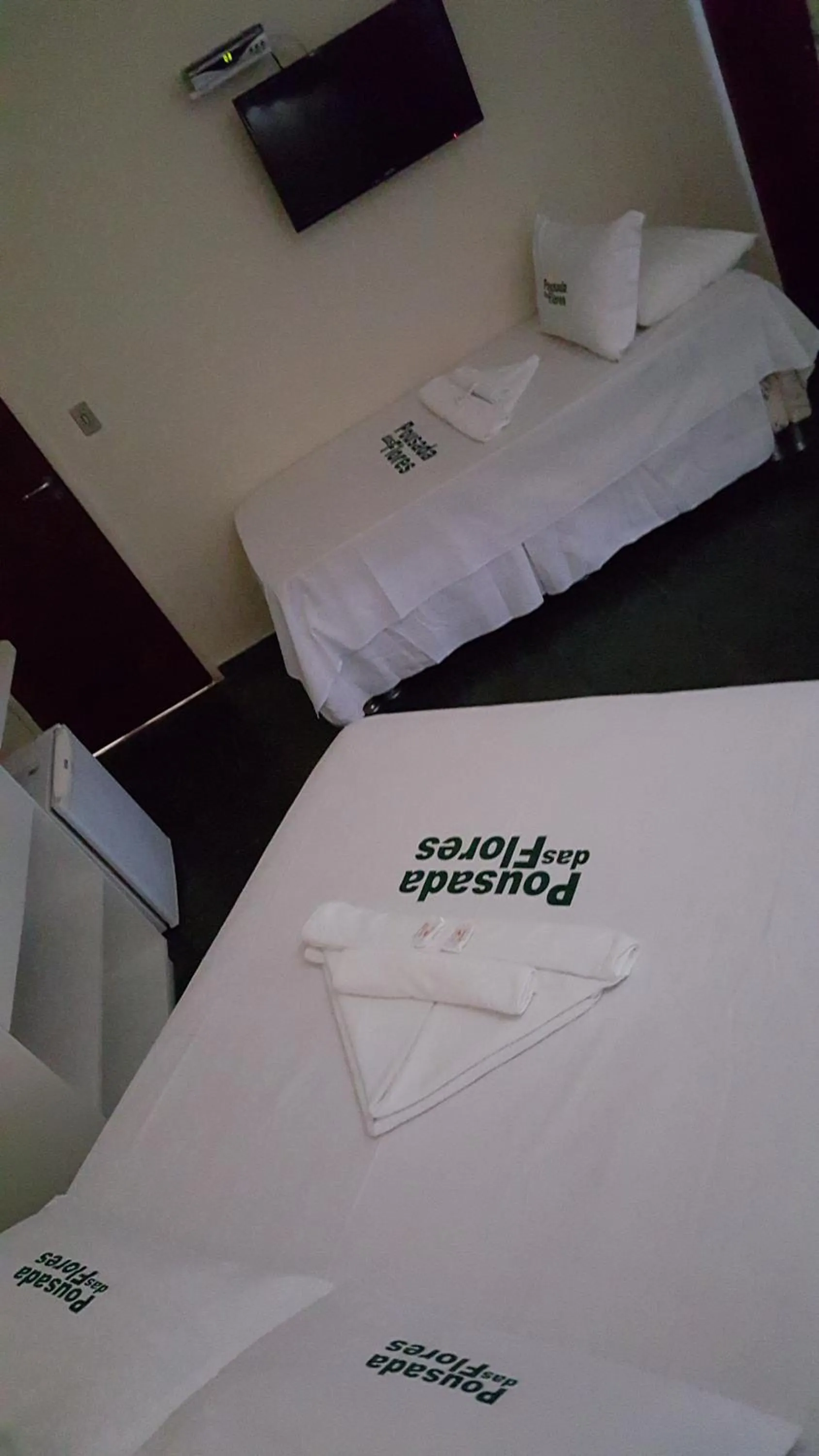 Bed in Pousada das Flores