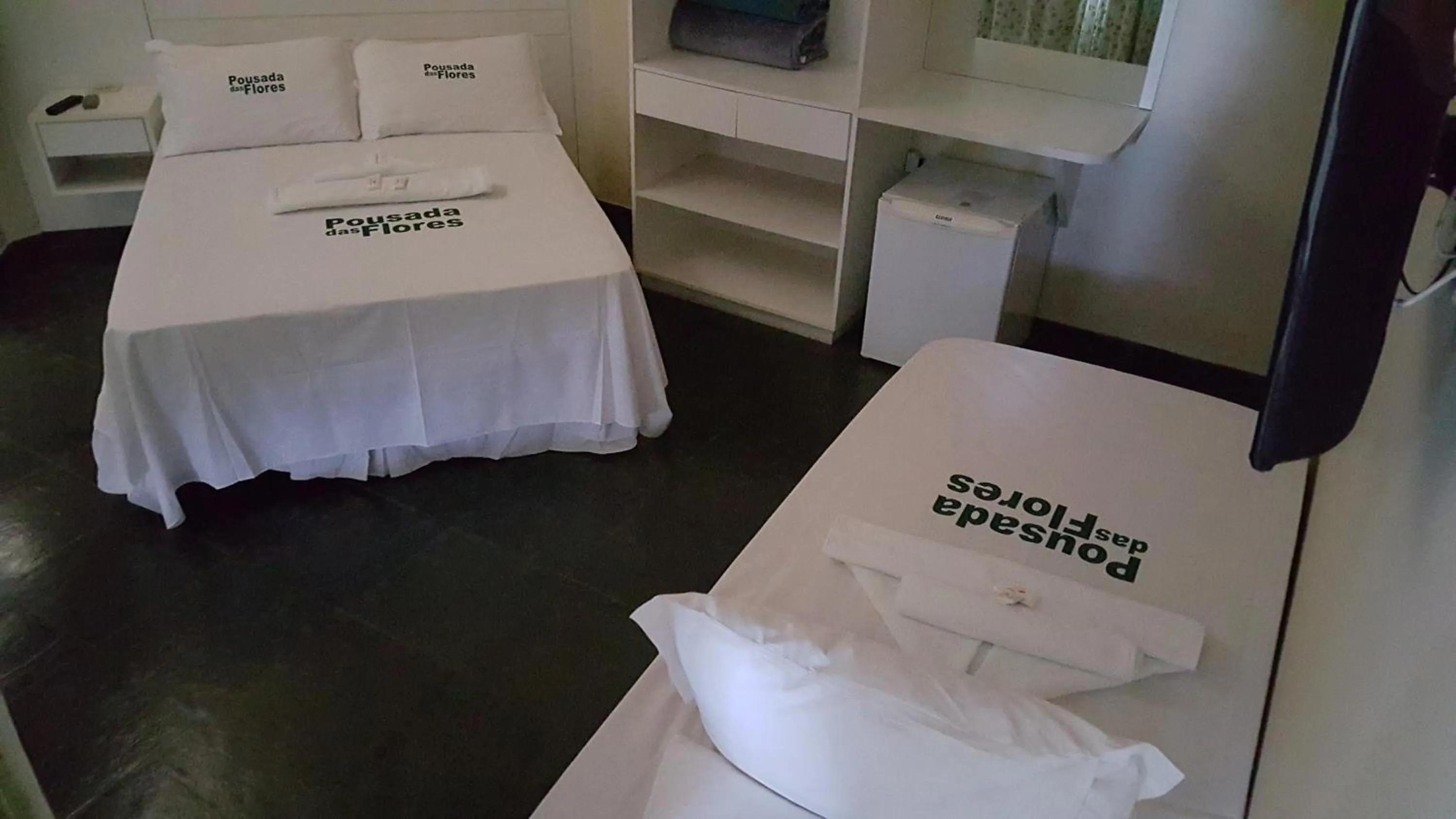 Bed in Pousada das Flores