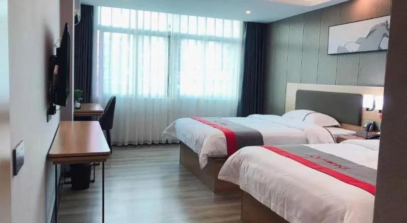 Bed in Jun Hotel Guangdong Zhanjiang Xiashan South Railway Station