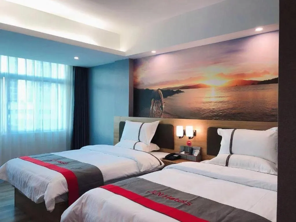 Bed in Jun Hotel Guangdong Zhanjiang Xiashan South Railway Station