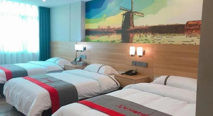 Bed in Jun Hotel Guangdong Zhanjiang Xiashan South Railway Station