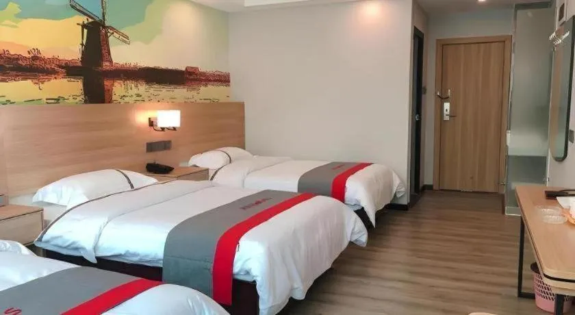 Bed in Jun Hotel Guangdong Zhanjiang Xiashan South Railway Station