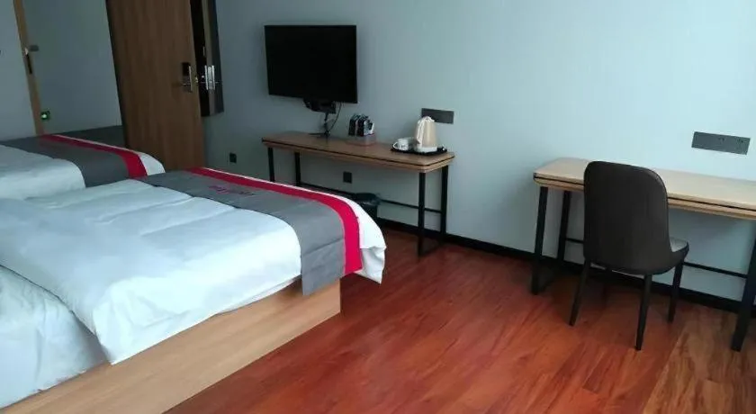 Bed in Jun Hotel Guangdong Zhanjiang Xiashan South Railway Station