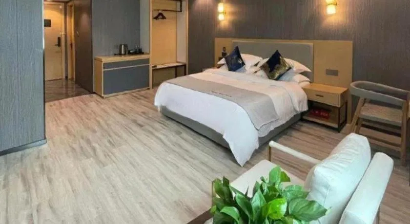 Bed in MIDI Hotel Guangdong Chaozhou Xiangqiao District Hanshan Teachers College
