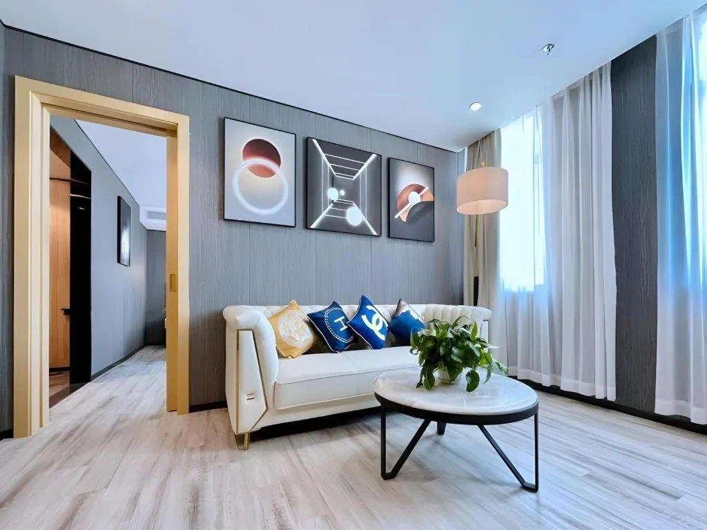 Bed in MIDI Hotel Guangdong Chaozhou Xiangqiao District Hanshan Teachers College