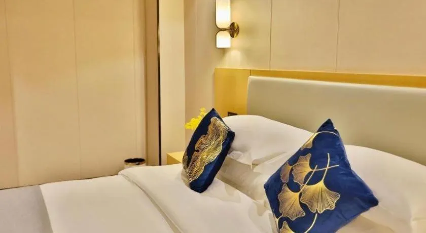 Bed in MIDI Hotel Guangdong Chaozhou Xiangqiao District Hanshan Teachers College