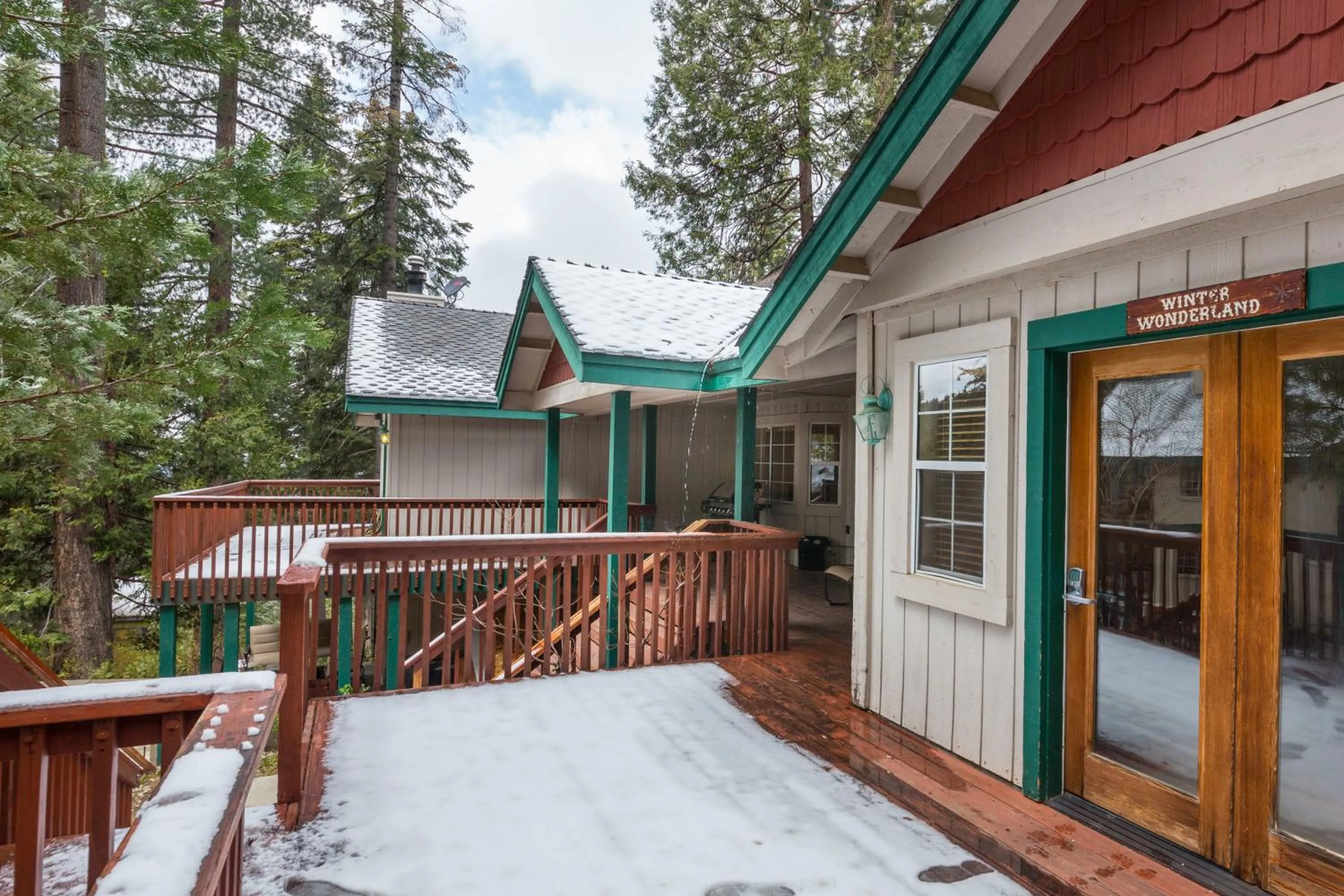 Patio in Inside Yosemite Winter Wonderland