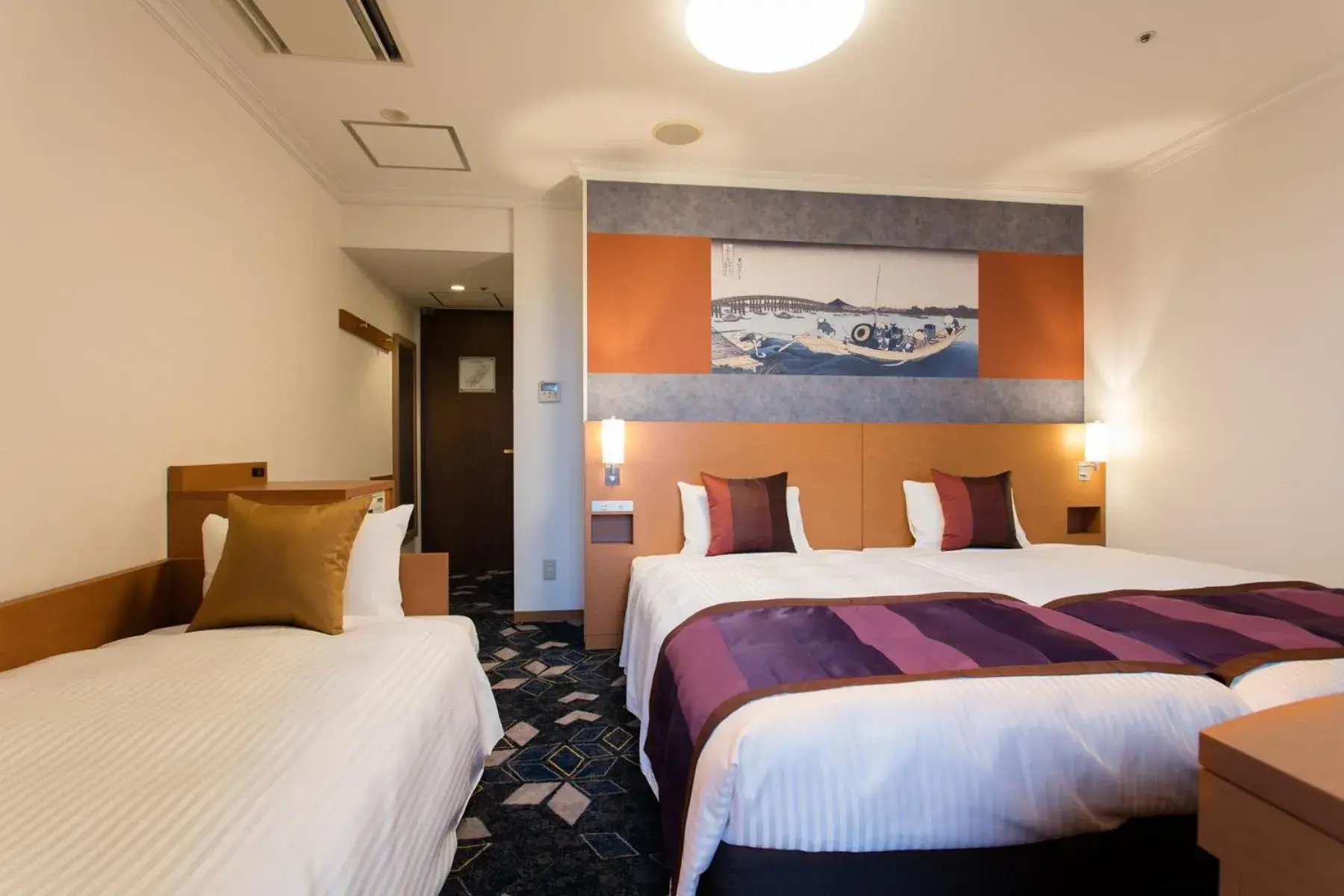 Superior Twin Room with Extra Bed - Non Smoking in Ryogoku View Hotel Superior Twin Room with Extra Bed - Non Smoking in Ryogoku View Hotel