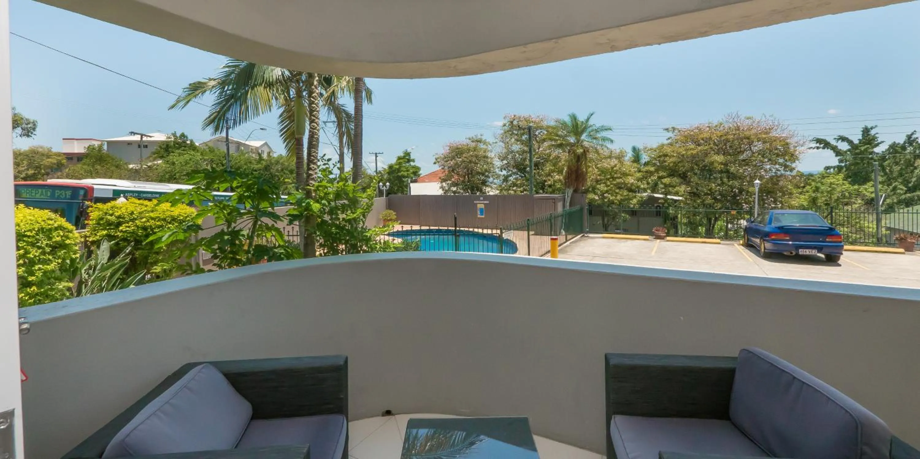 Balcony/Terrace in Hampton Court Apartments