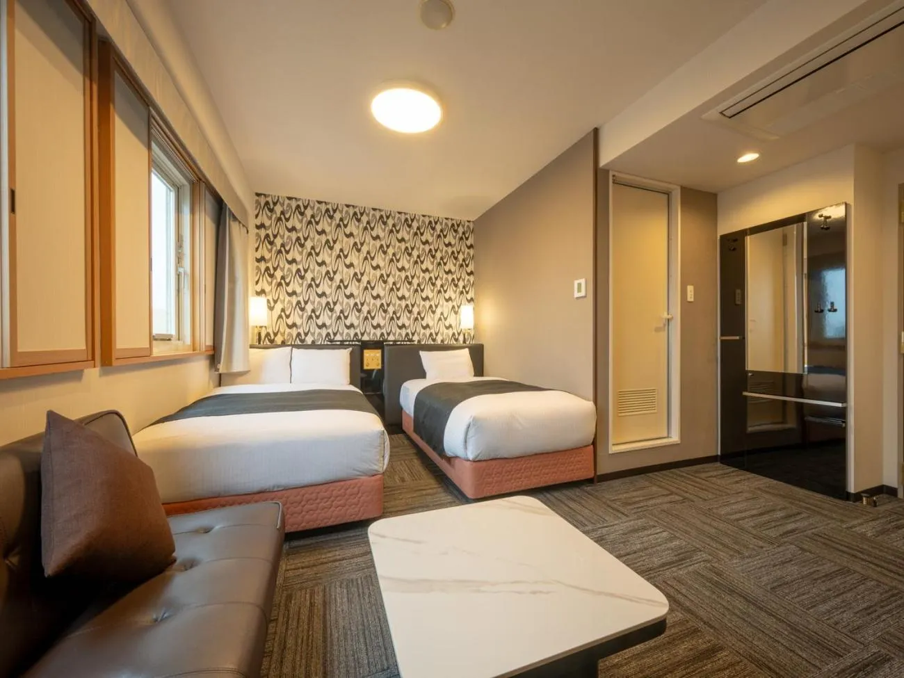 Photo of the whole room, Bed in APA Hotel Isesaki-Eki Minami