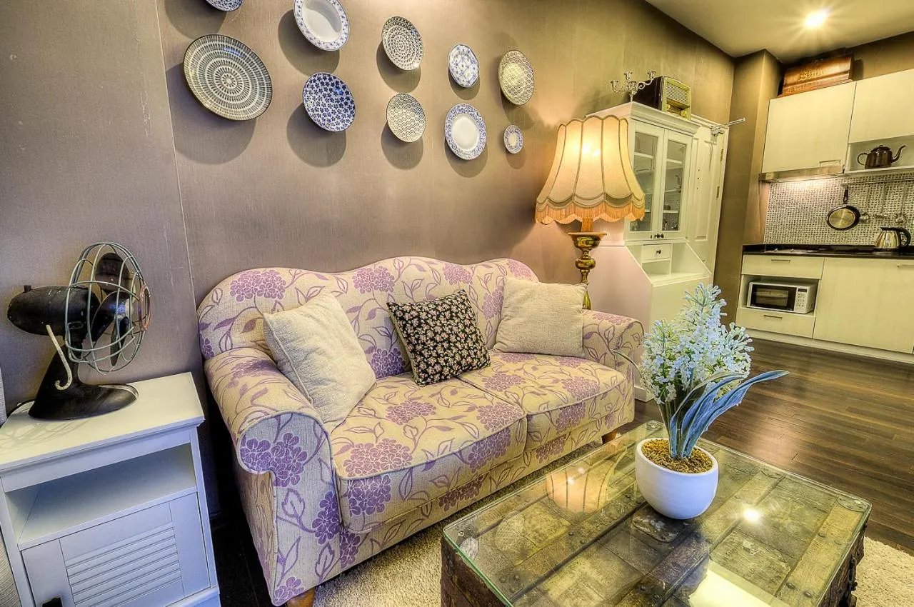 Seating area in The Title Boutique Phuket