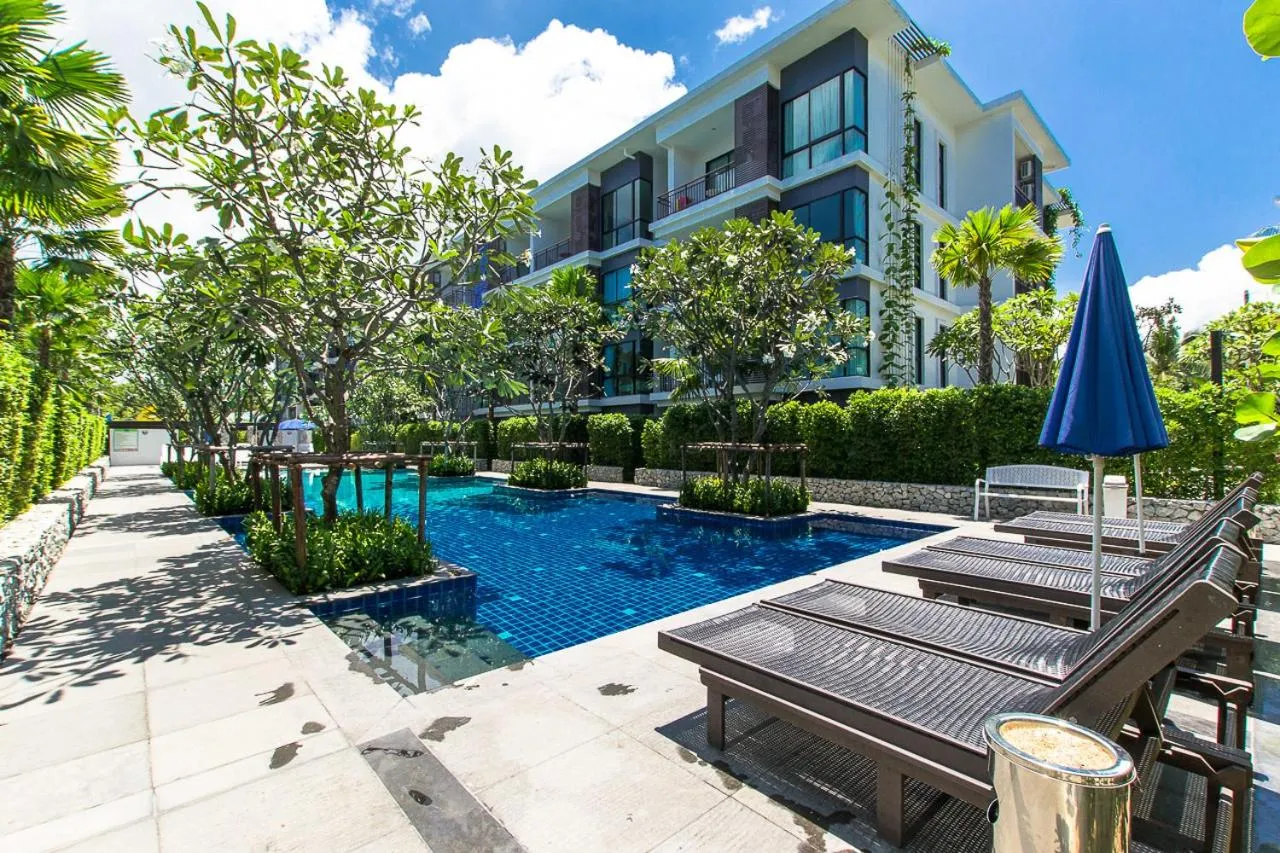 Swimming pool in The Title Boutique Phuket