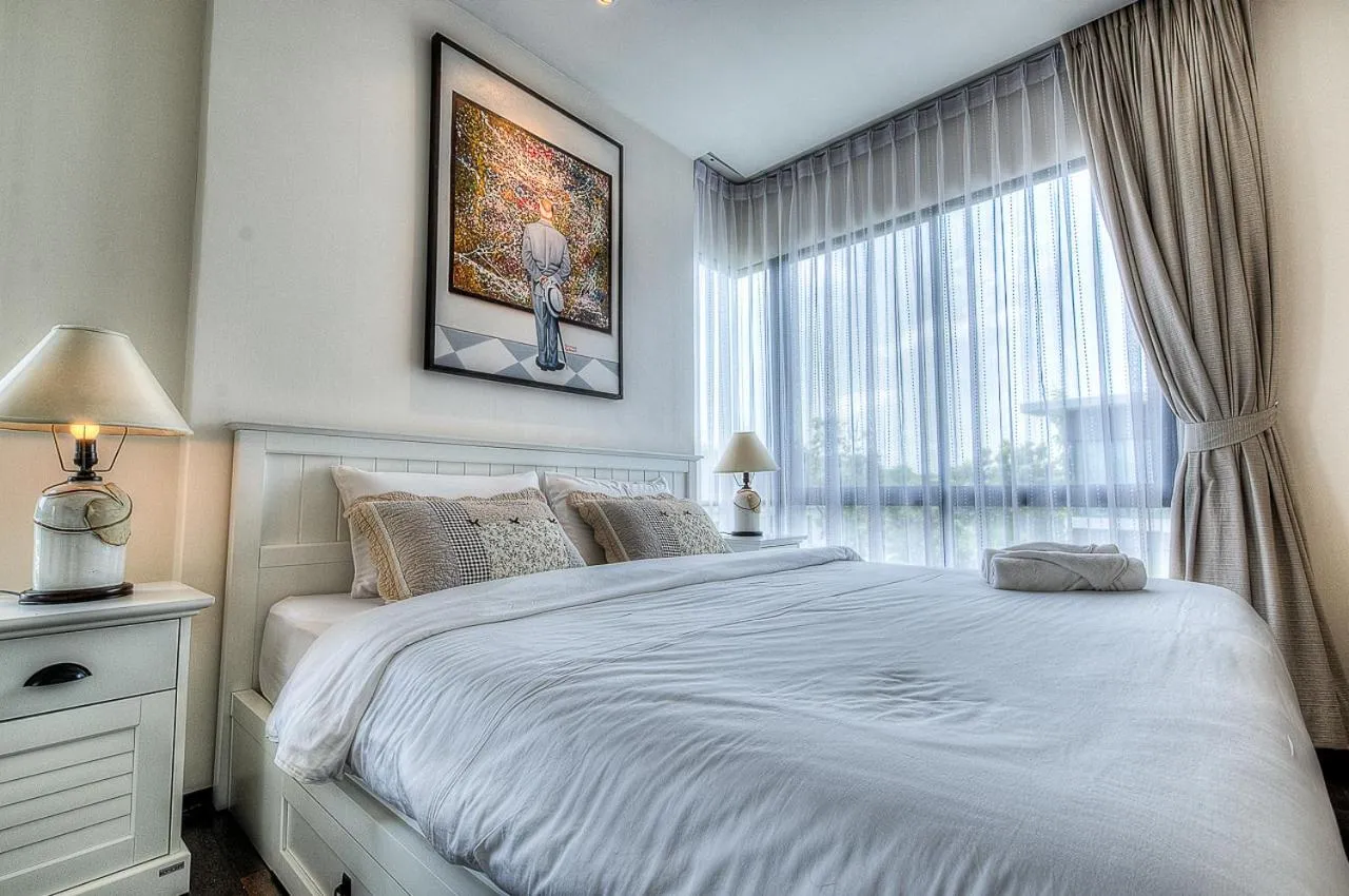 Bed in The Title Boutique Phuket