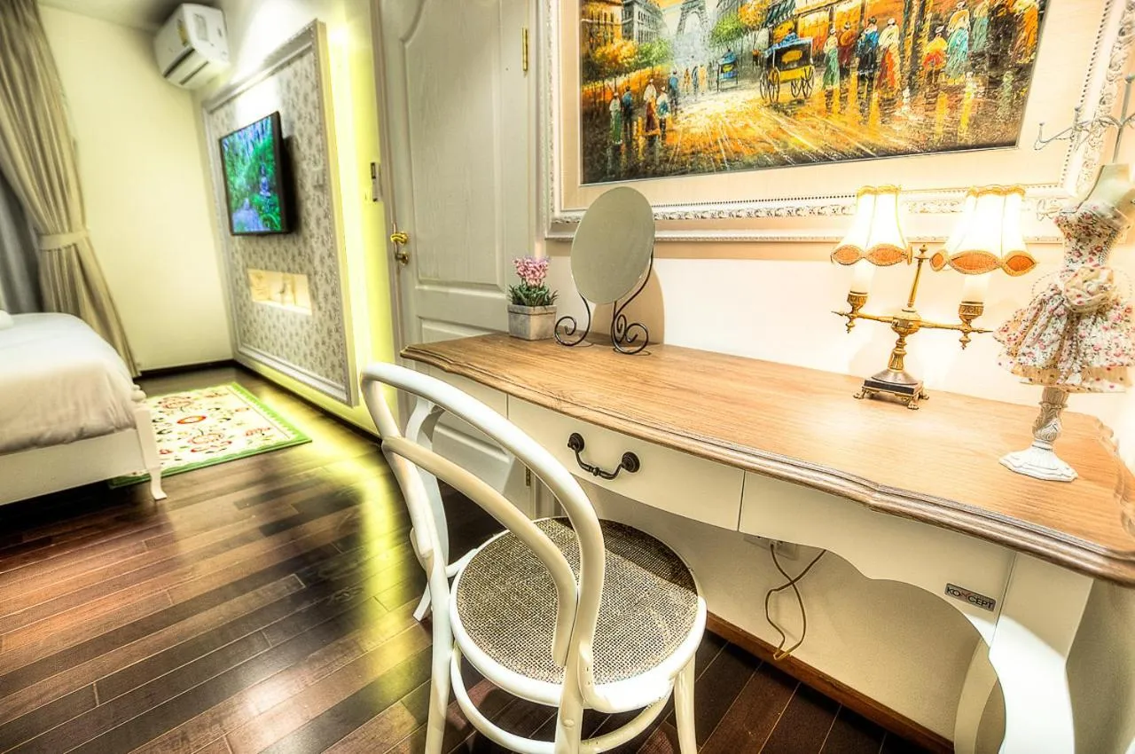 Seating area in The Title Boutique Phuket