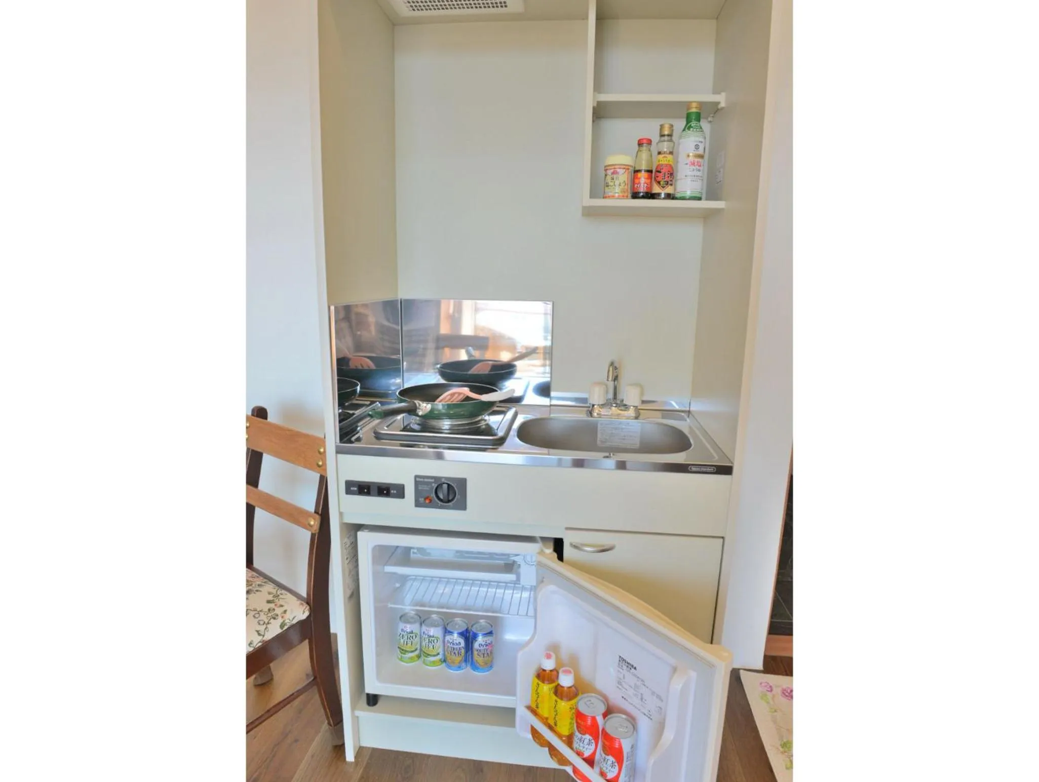 Kitchen or kitchenette in Oceanview Yui