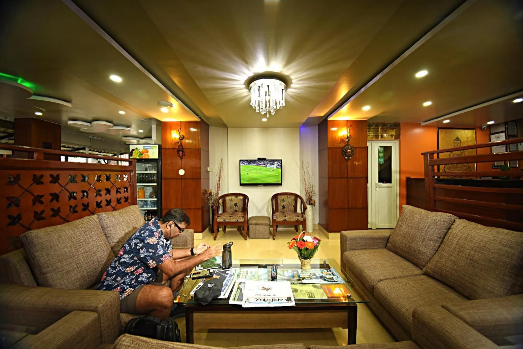 Lobby or reception in Hotel Osho Home