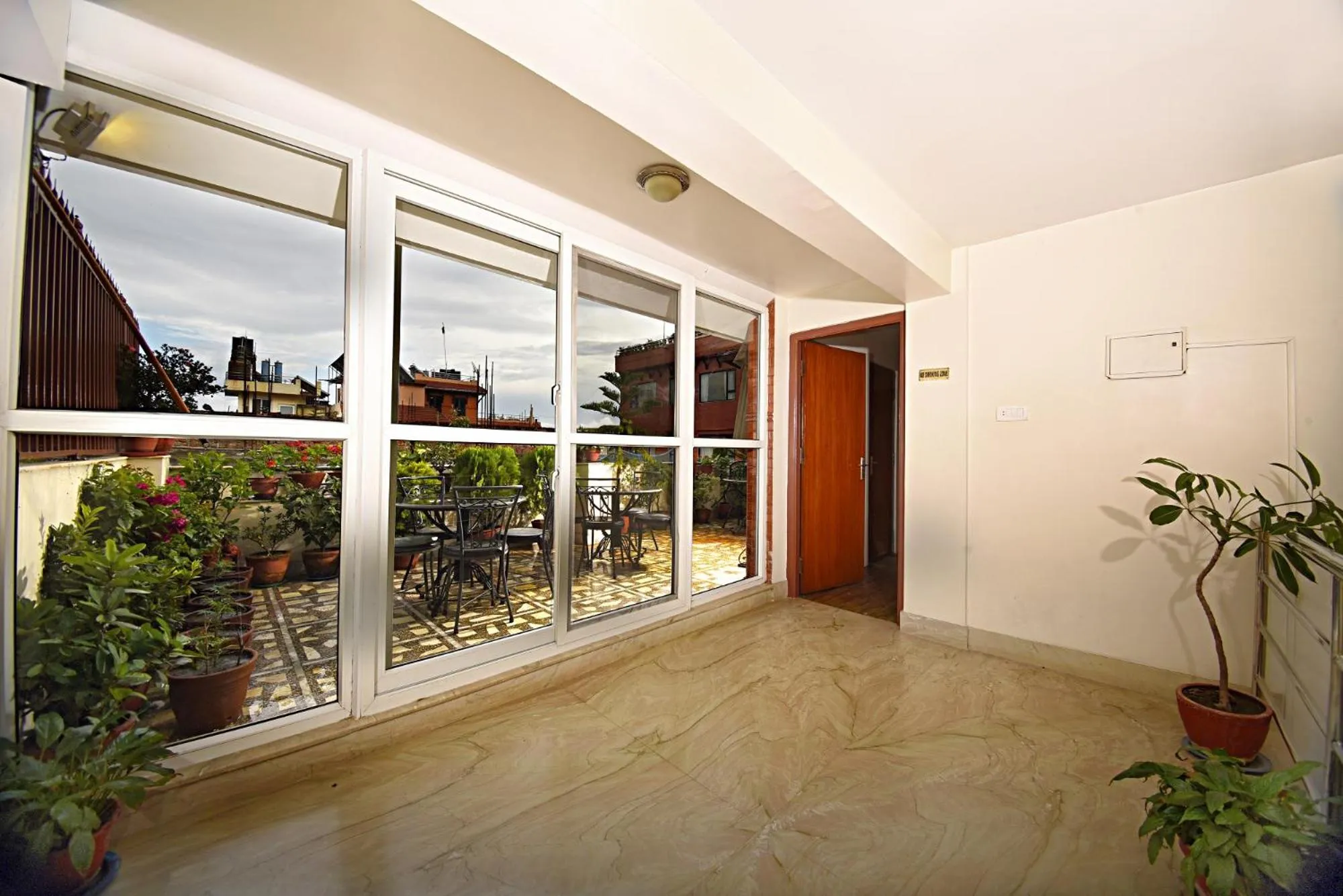 Balcony/Terrace in Hotel Osho Home