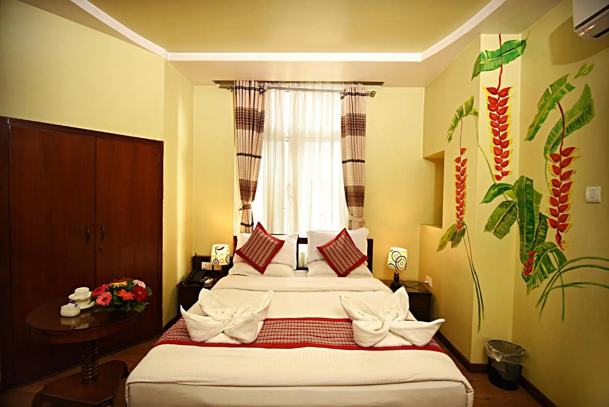 Bed in Hotel Osho Home