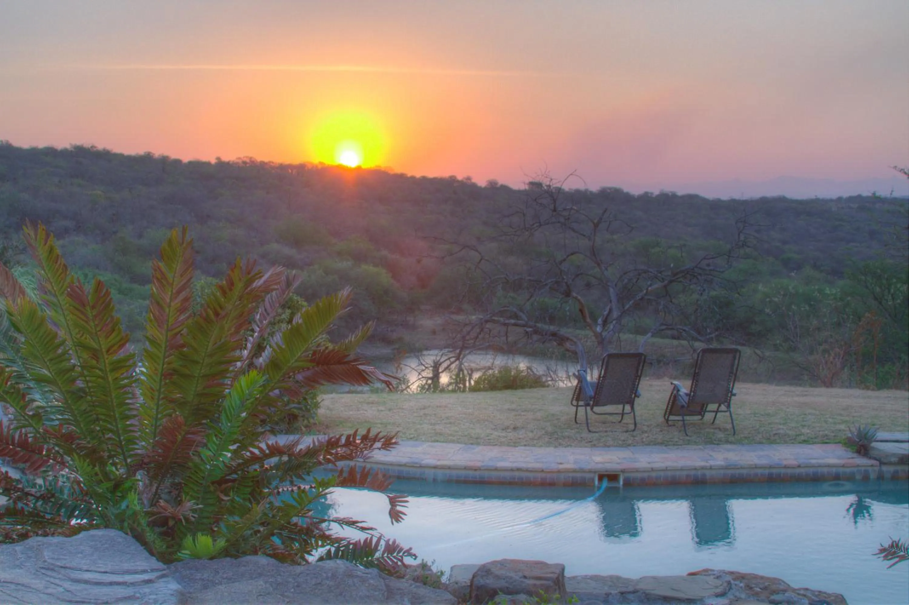Natural landscape in Spion Kop Lodge