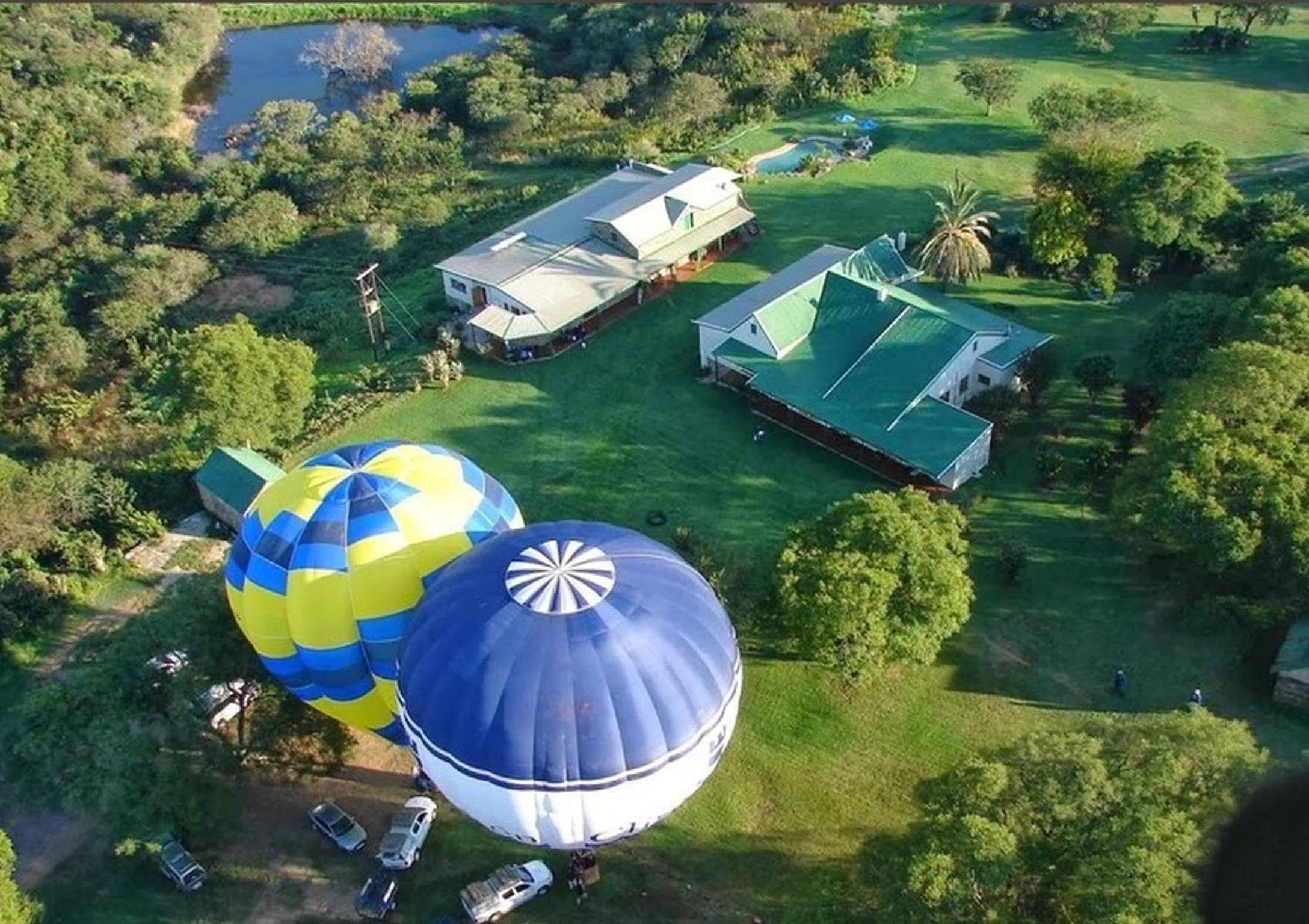 Bird's eye view in Spion Kop Lodge