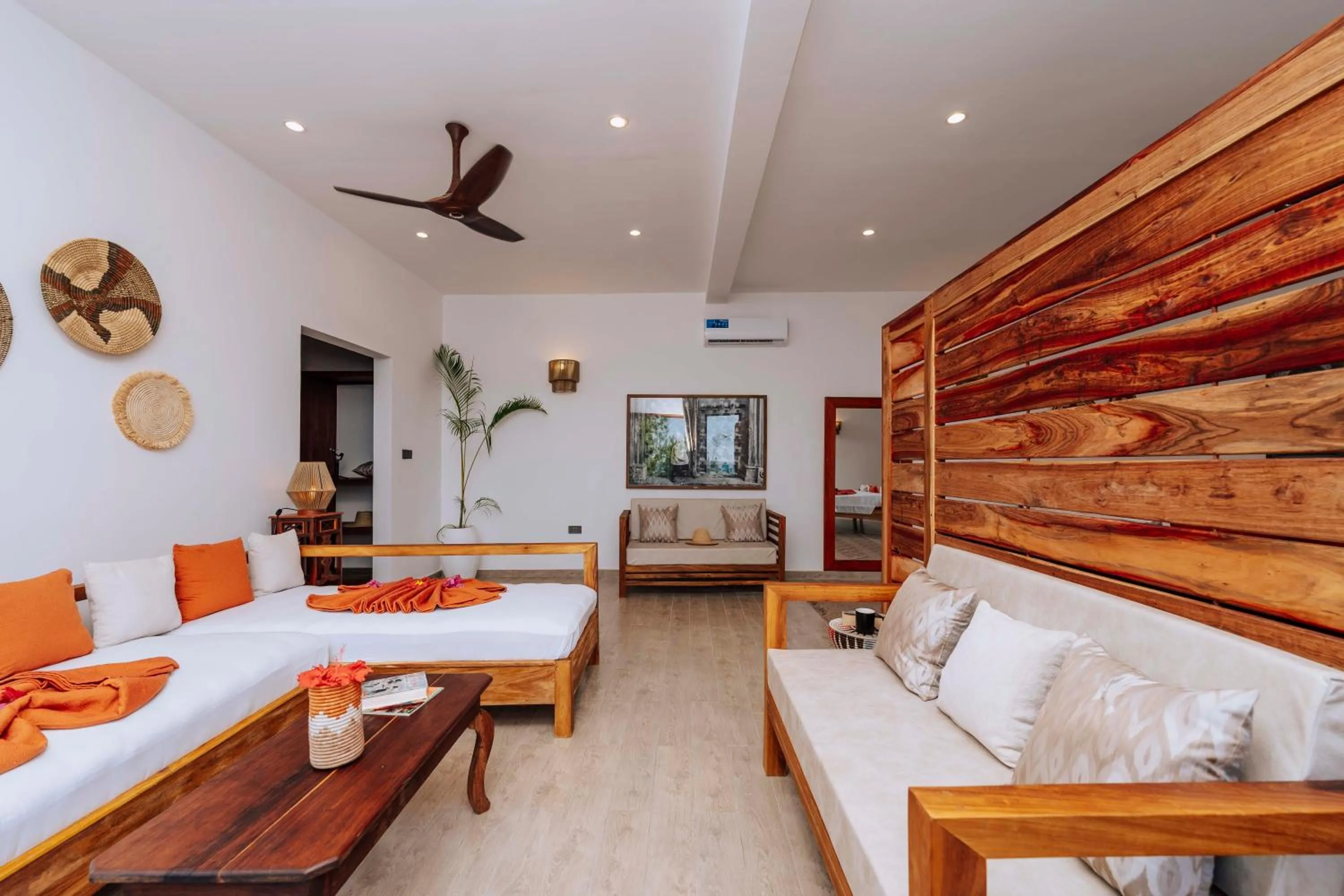 Living room in Pongwe Beach Hotel