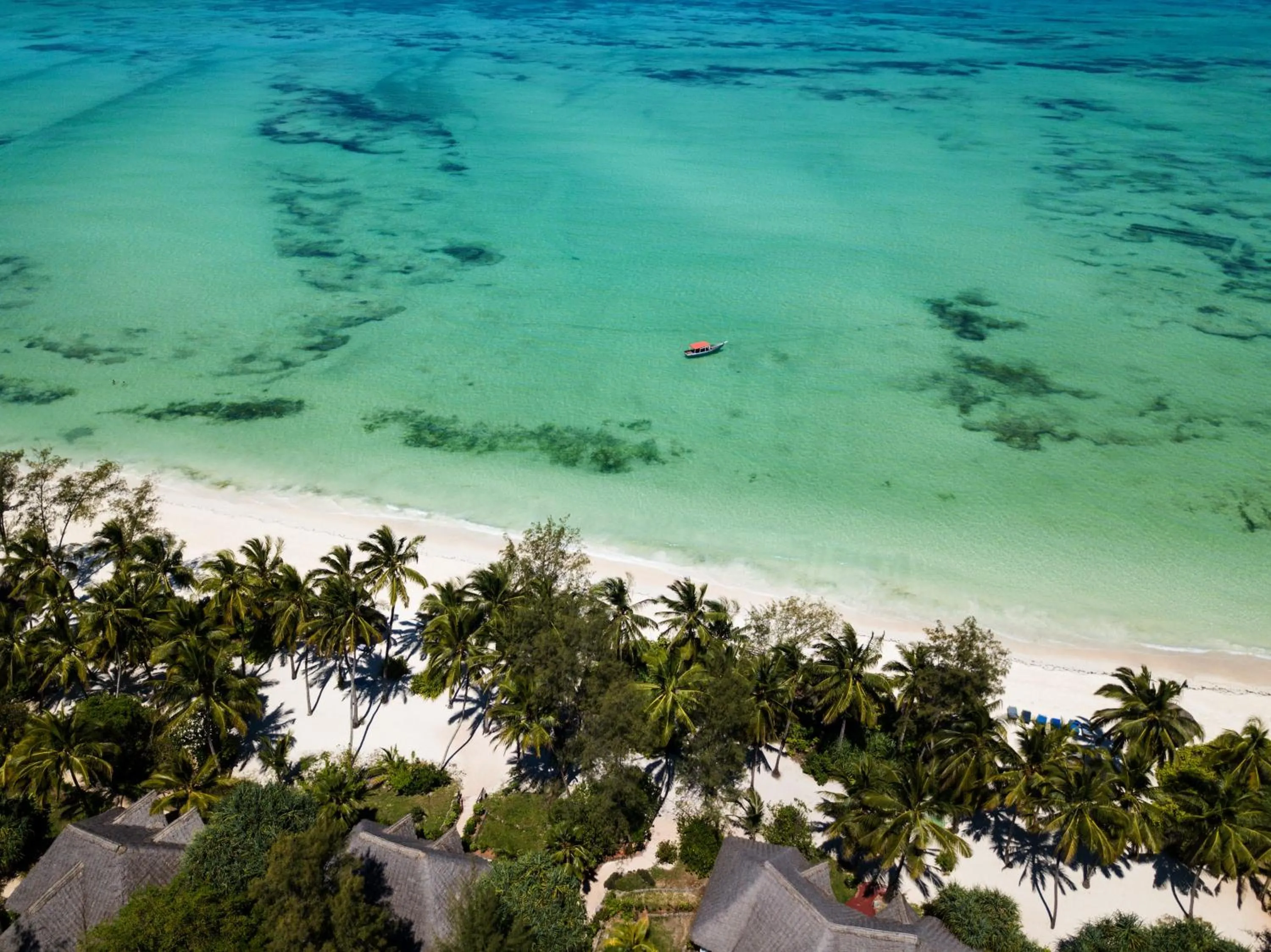 Bird's eye view in Pongwe Beach Hotel