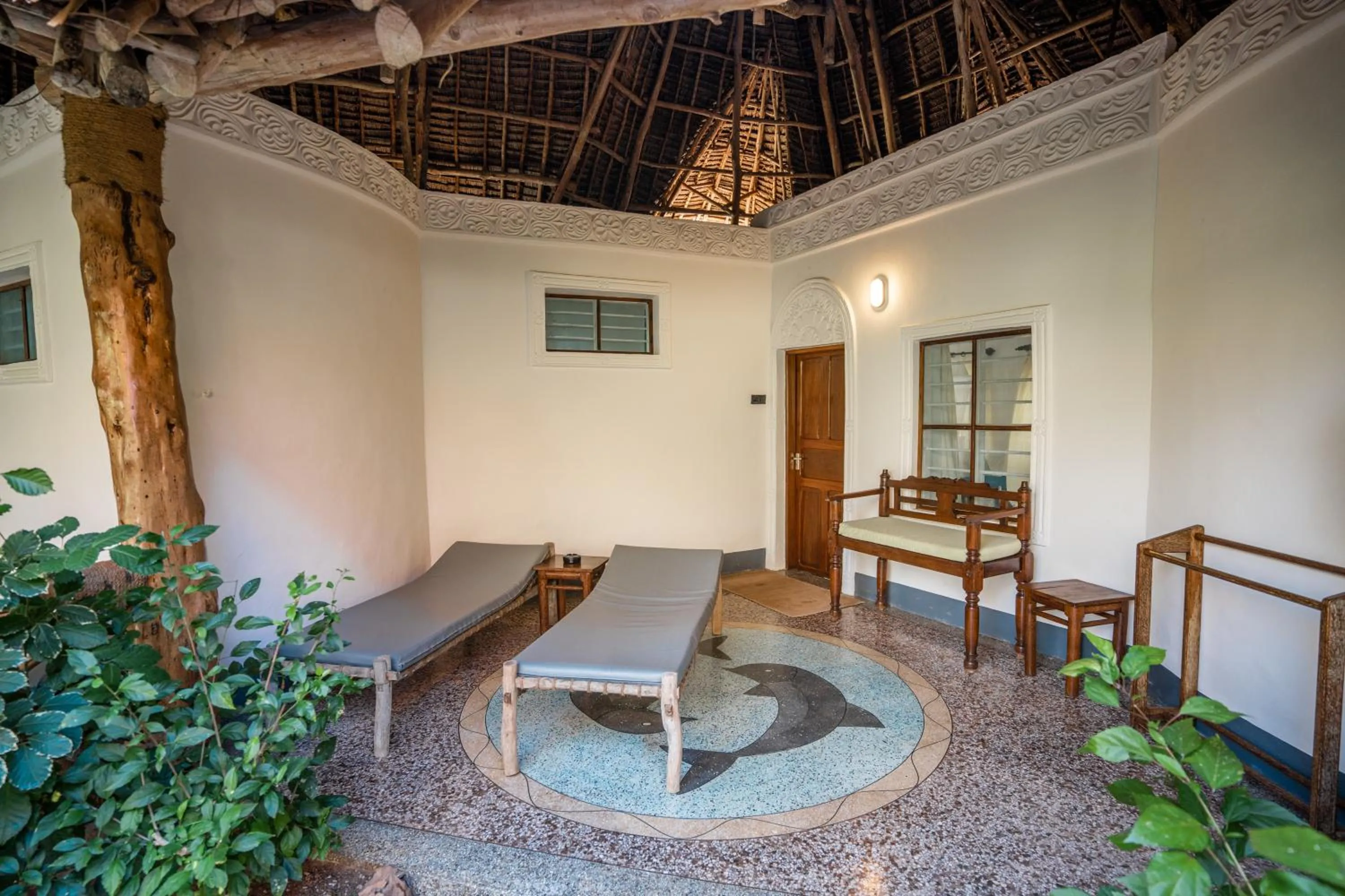 Patio in Pongwe Beach Hotel