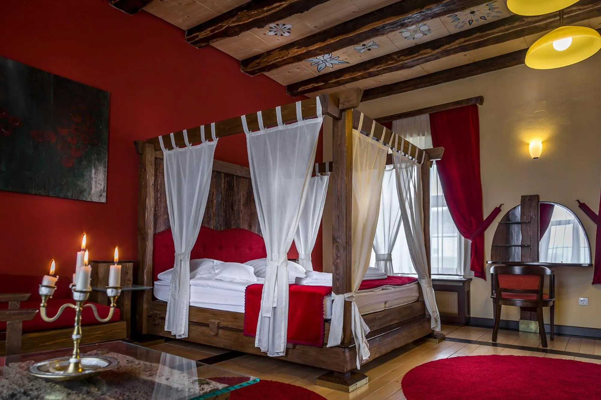 Bed in Castle Hotel Daniel