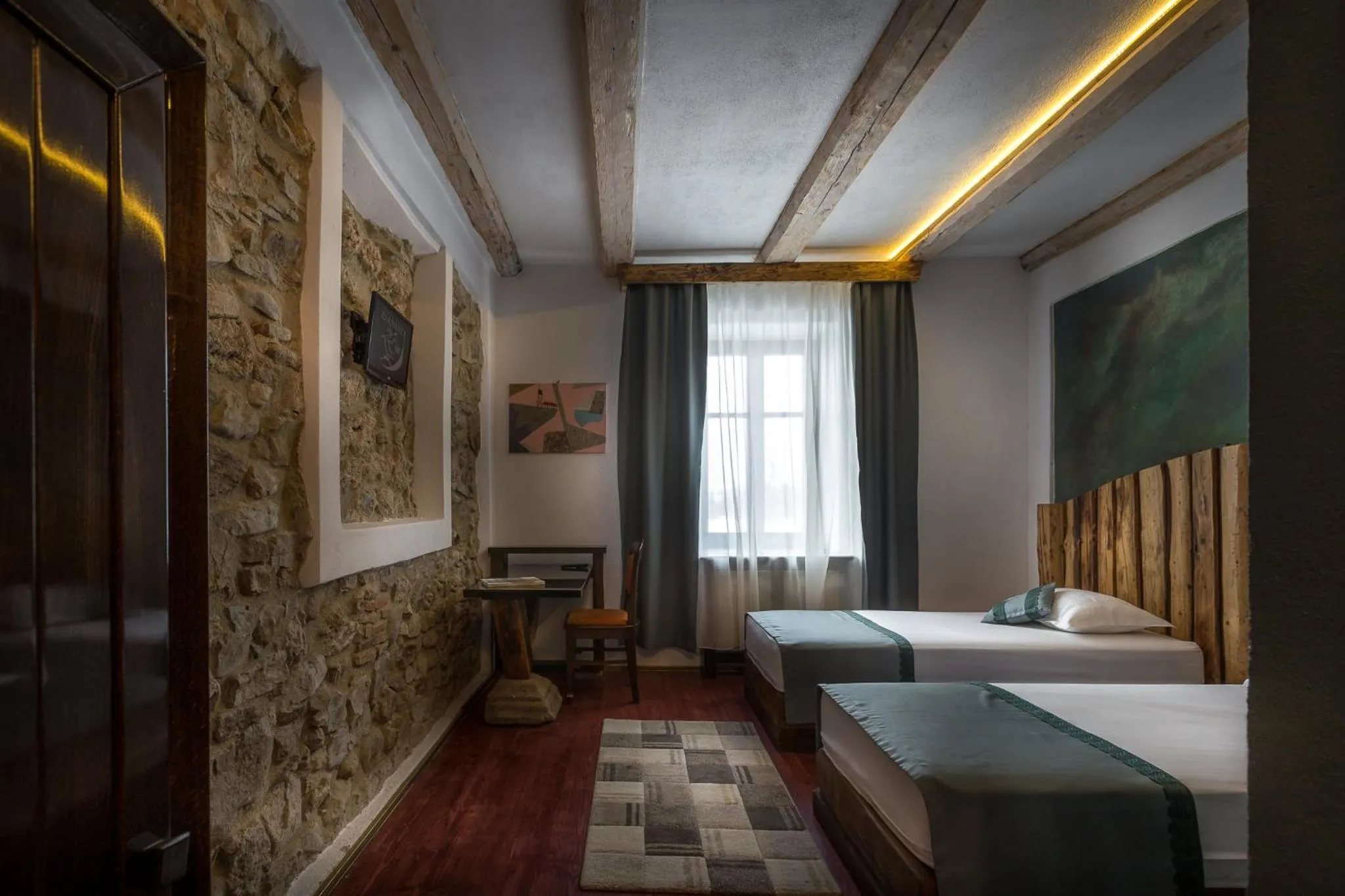 Bed in Castle Hotel Daniel