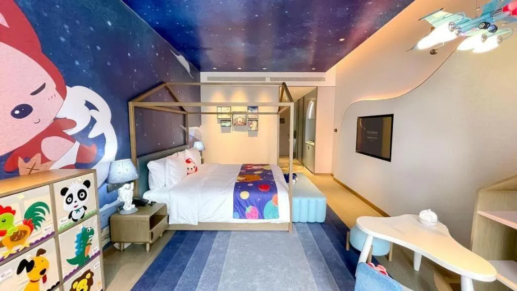 Bed in Steigenberger Hotel SUNAC Jinan