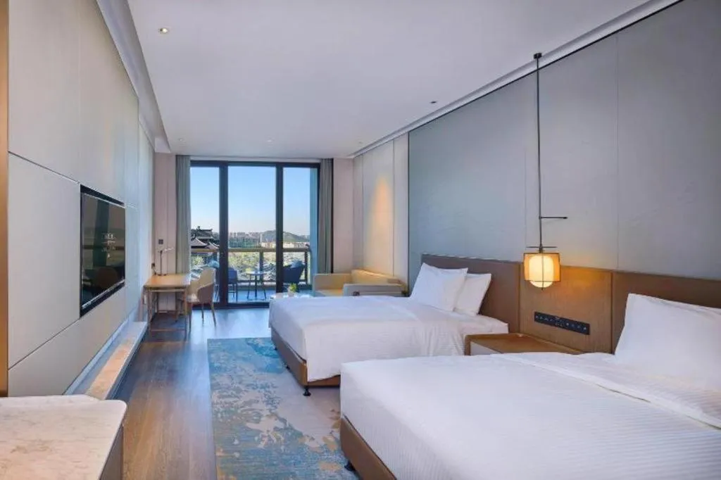 Bed in Steigenberger Hotel SUNAC Jinan